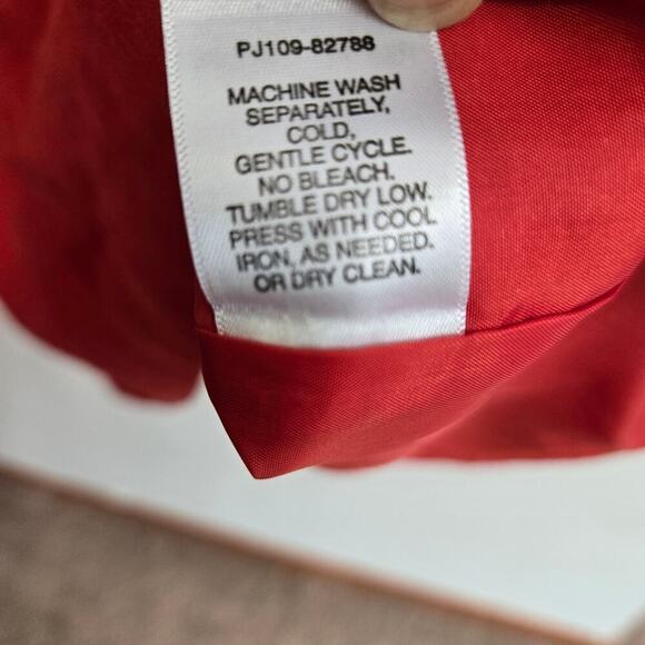 PENDLETON Lora Linen Shift Dress in Cayenne 10 Petite - Picture 10 of 12